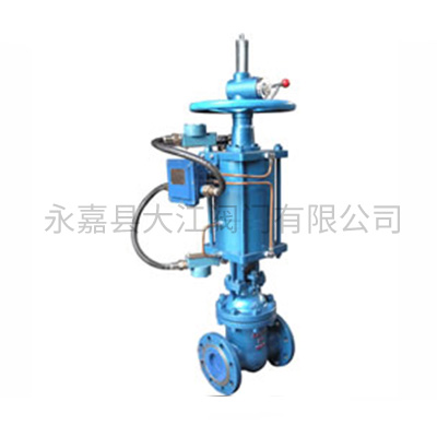 氣動帶手動楔式閘閥